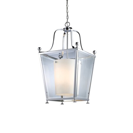 Z-Lite Ashbury 4 Light Pendant, Chrome 178-4